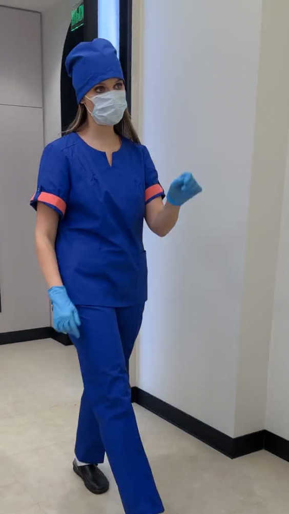 Костюм LINDRED GVENN (ЛИНДРЕД ГВЕНН) короткий рукав женский василек